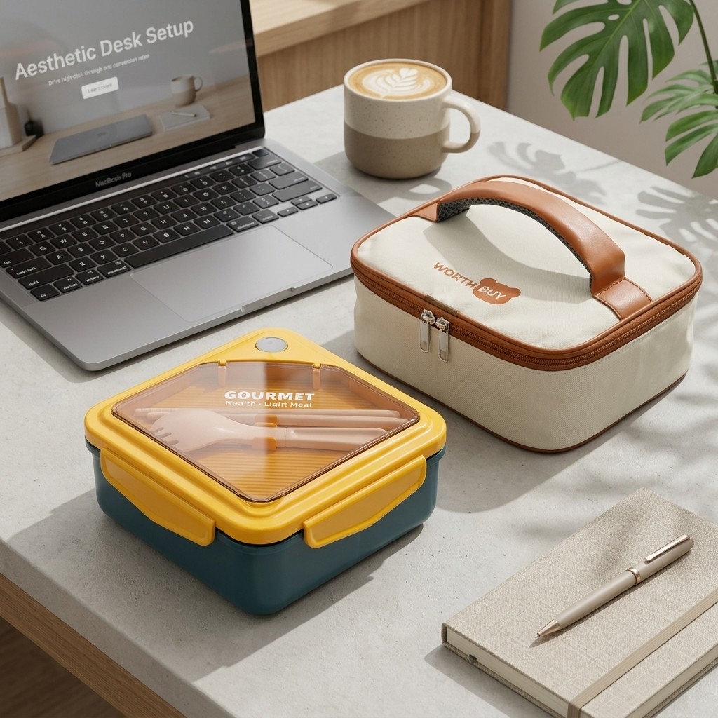 Meal Prep Kinder - Boîte à bento en plastique micro-ondable