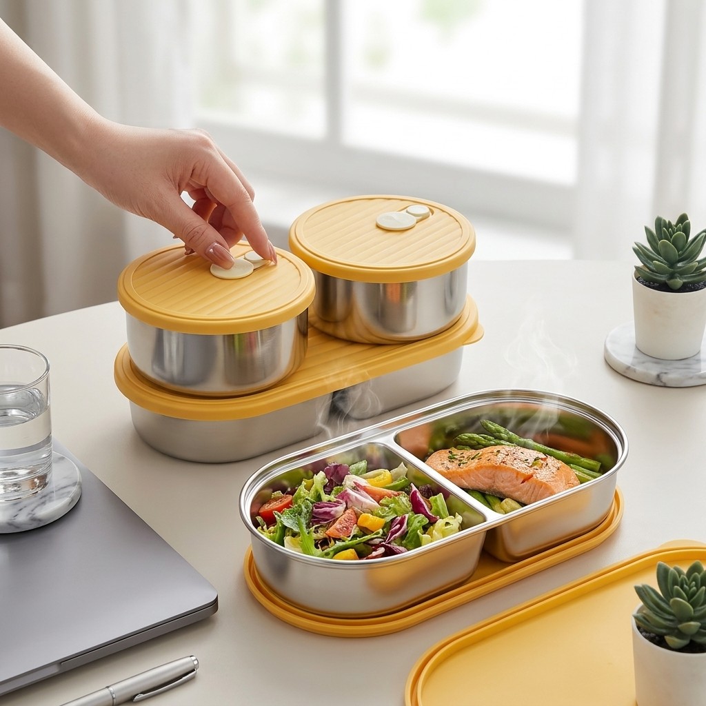 Meal Prep Kinder - Boîte à bento en acier inoxydable