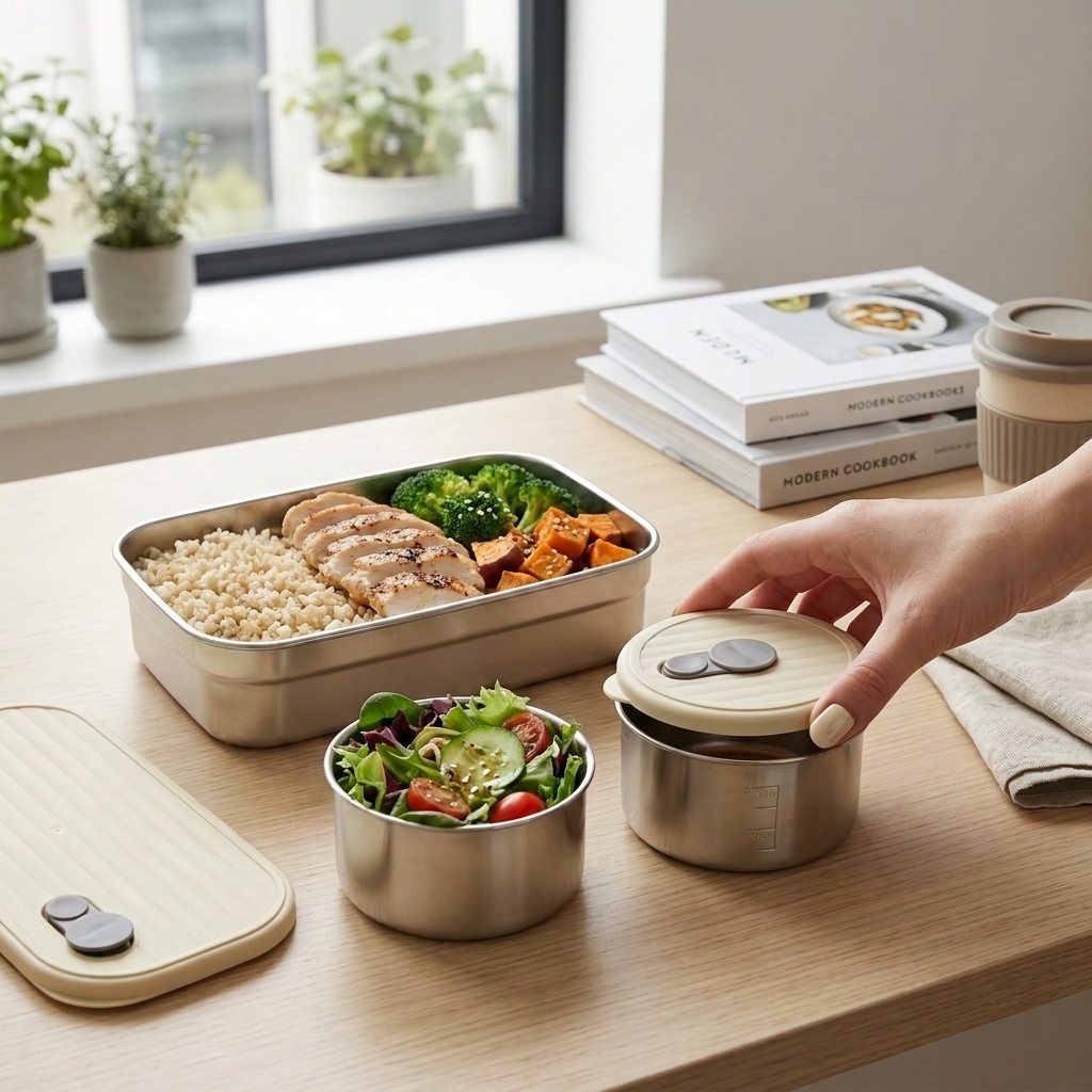 Meal Prep Kinder - Boîte à bento en acier inoxydable