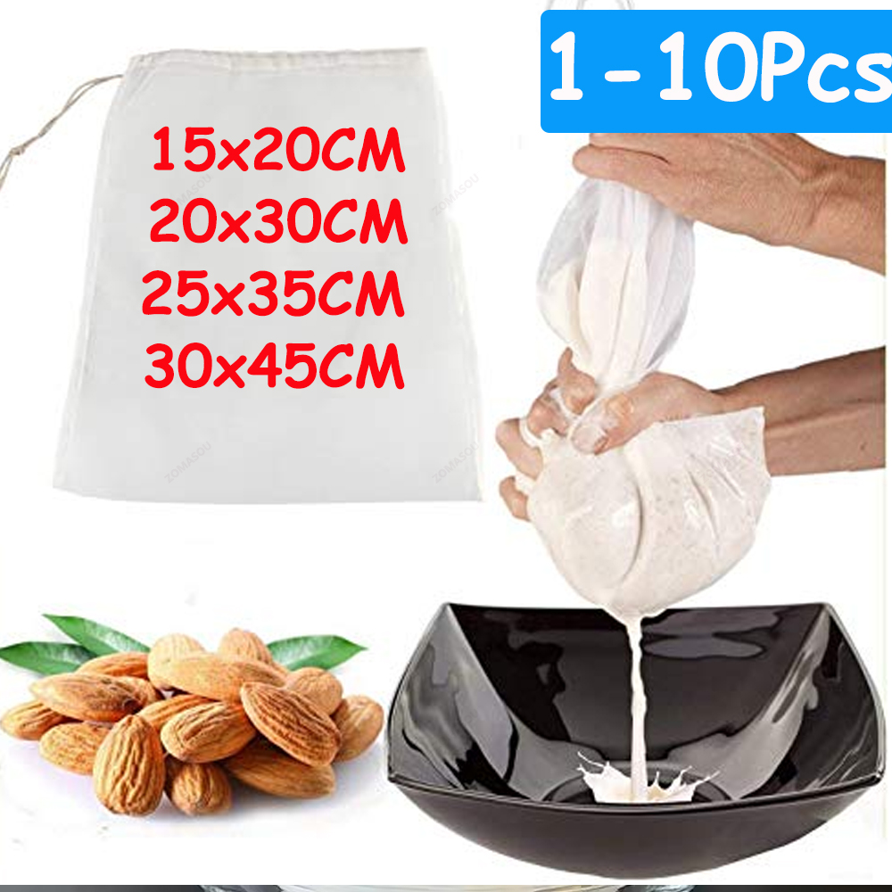 Meal Prep Yogurt - Sac Filtrant Réutilisable en Nylon, Maille