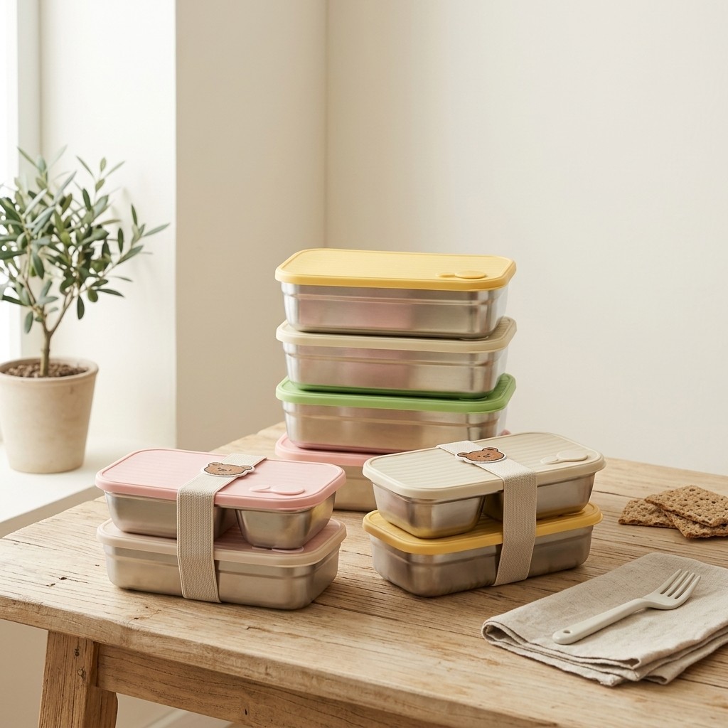 Meal Prep Kinder - Boîte à lunch bento en acier