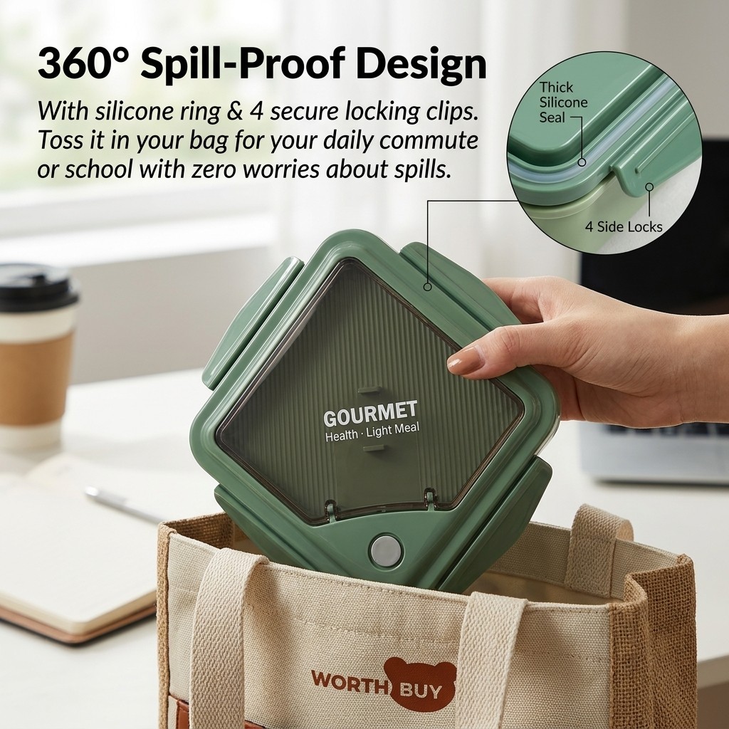 Boîte à bento en plastique mic - Meal Prep Kinder avis et prix