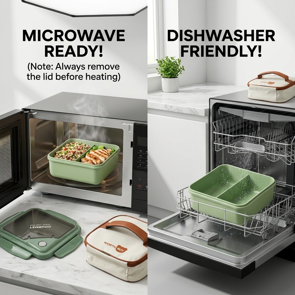 Boîte à bento en plastique mic - Meal Prep Kinder avis et prix