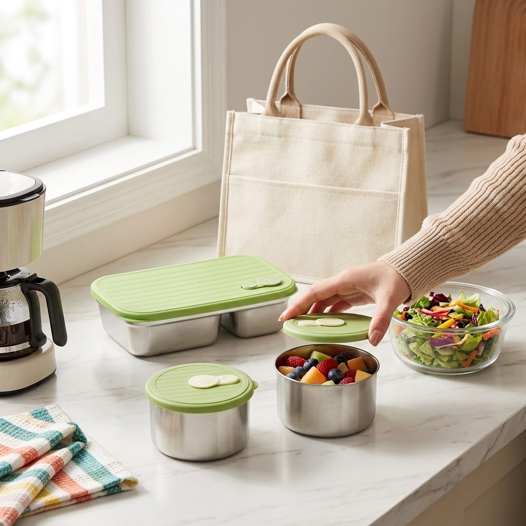 Boîte à bento en acier inoxyda - Meal Prep Kinder avis et prix