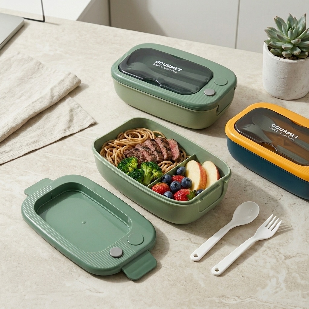 Boîte à bento en plastique mic - Meal Prep Kinder avis et prix