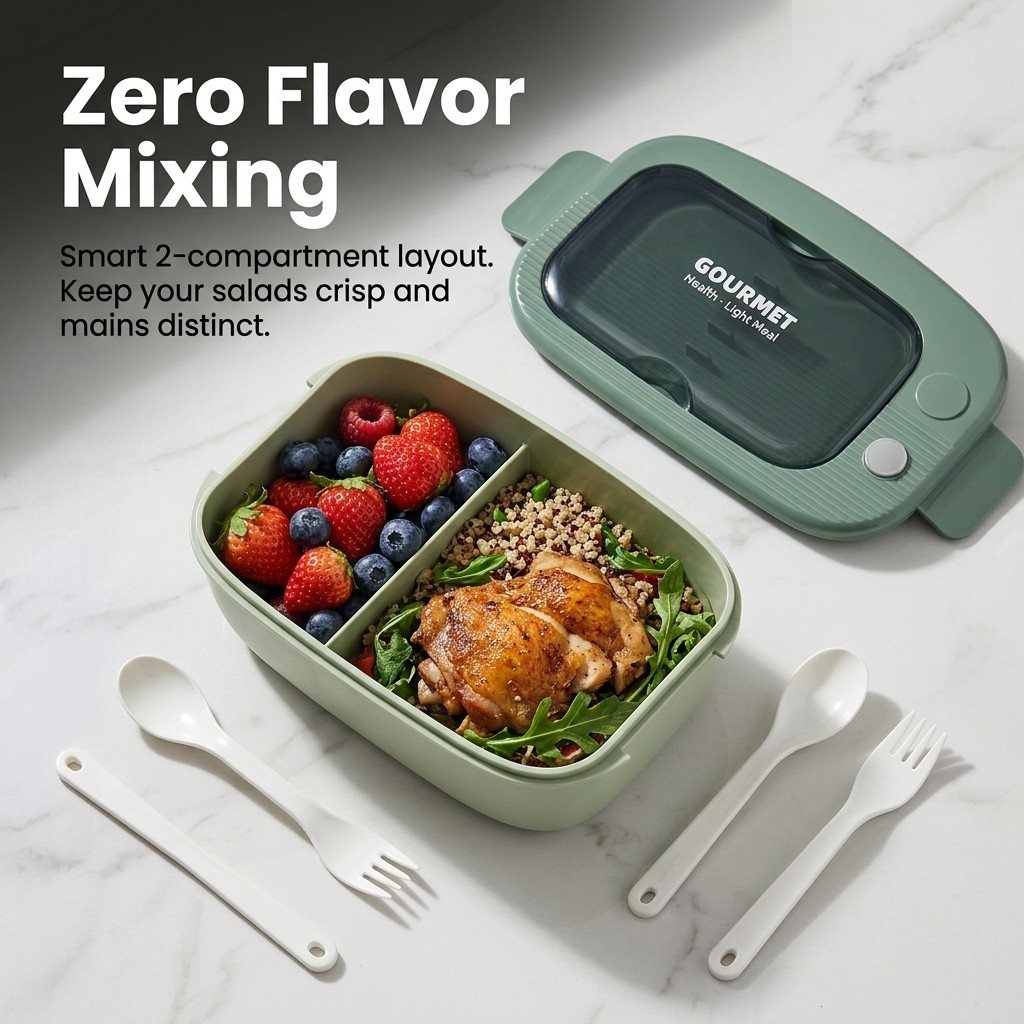 Boîte à bento en plastique mic - Meal Prep Kinder avis et prix
