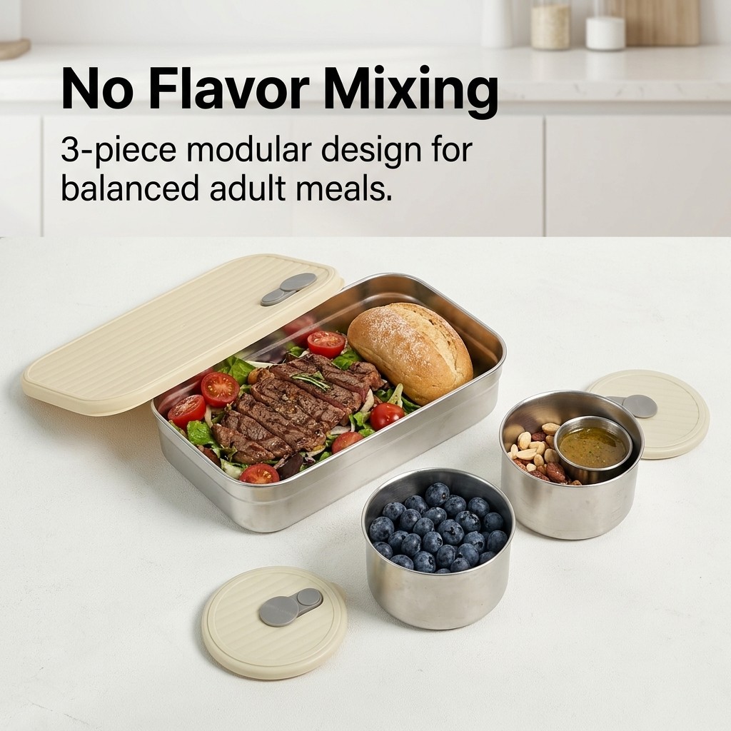 Boîte à bento en acier inoxyda - Meal Prep Kinder avis et prix